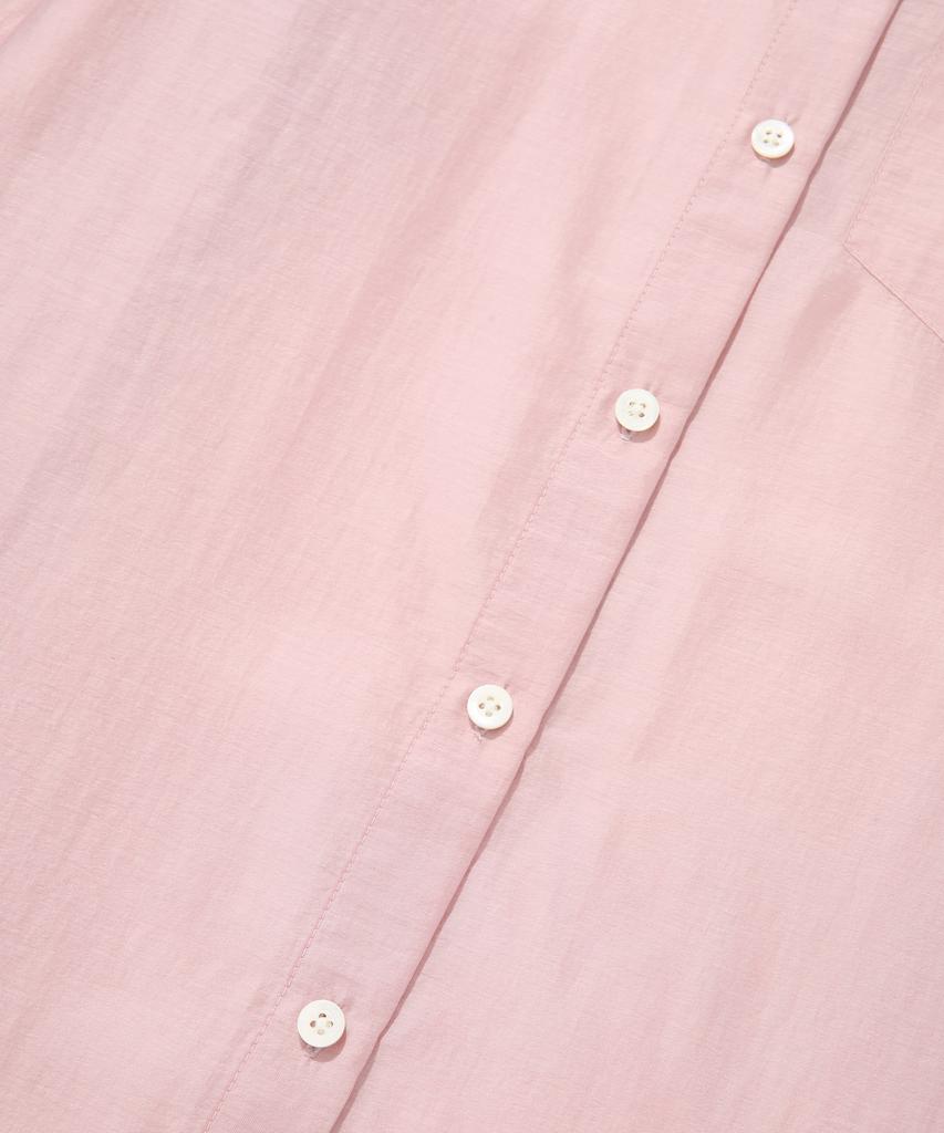 COVERNAT WOMAN Sheer Oversized Shirt Light Pink