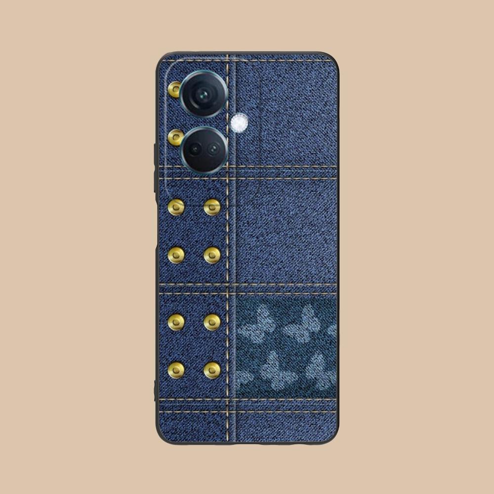 Чехол для мобильного телефона с текстурой джинсы для OPPO Find X9 X8 X7 X6 X5 X3 X2 Plus s Pro Ultra Lite Цветная печать Чехол Роскошный чехол