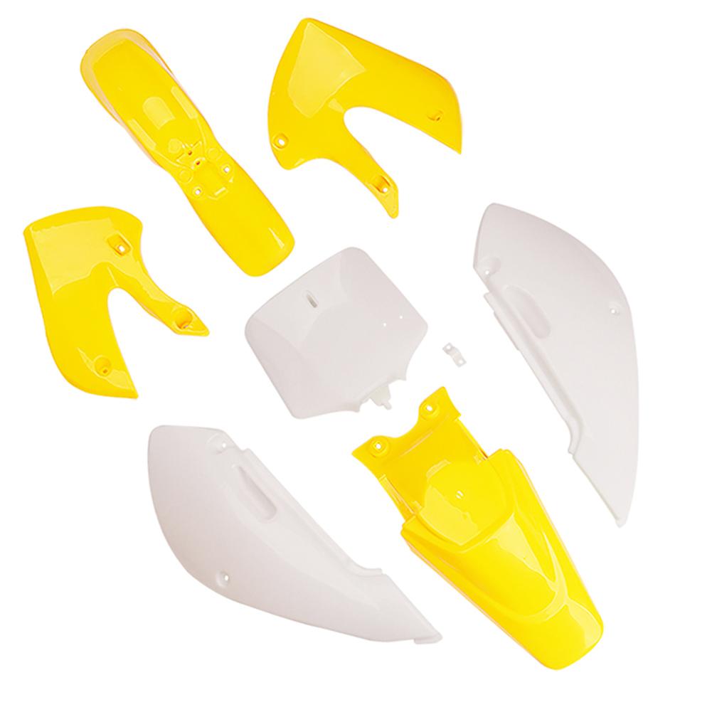 7шт мотоциклетный пластиковый обтекатель комплект кузова крылья подходят для Kawasaki KLX 110 KX65 DRZ110 RM65 2000-2009 аксессуары для мотоциклов
