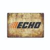Echo Power Equipment Chain Saw Gas Oil Auto Toolbox 8x12 Vintage Tin Sign