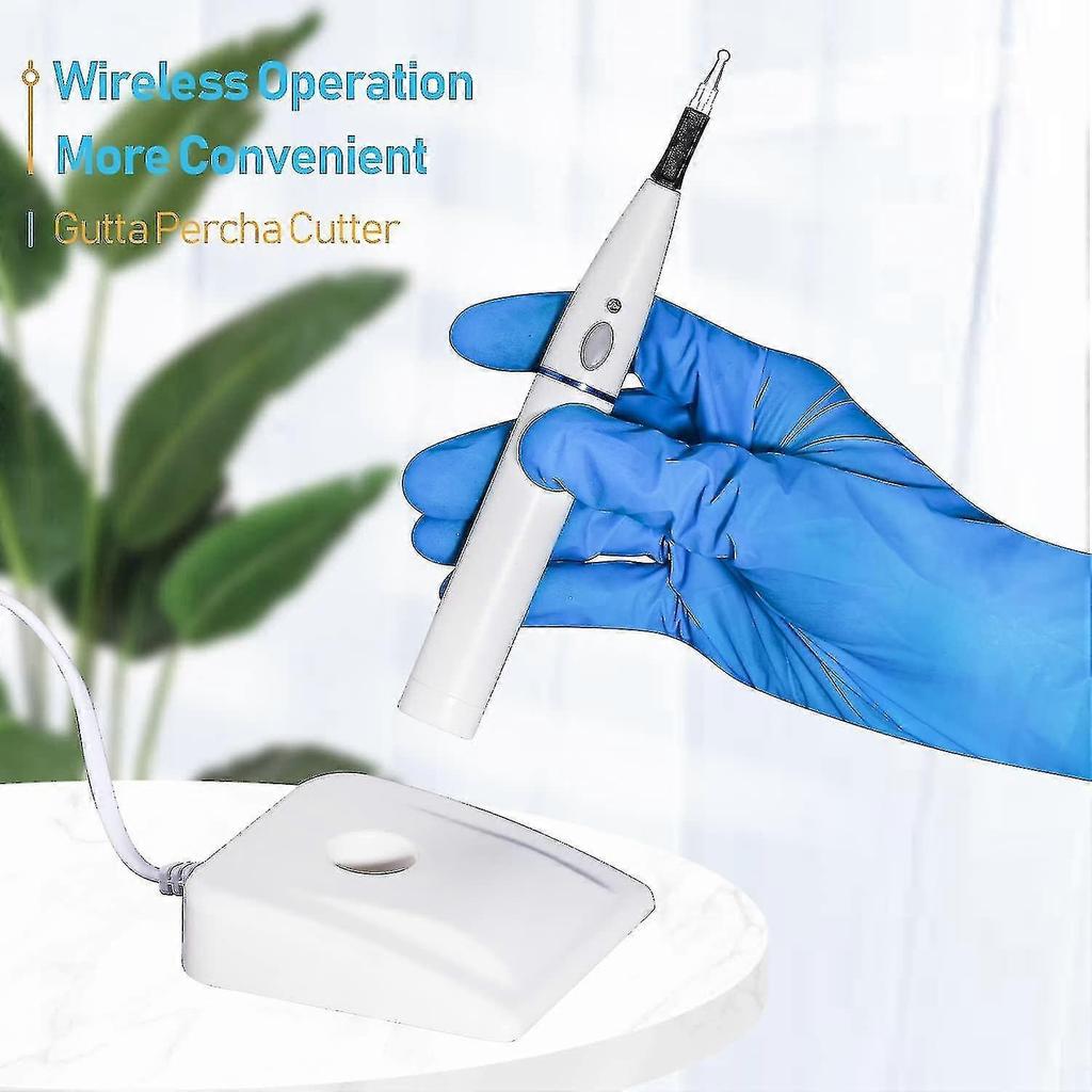 Dental Cordless Gutta Percha Teeth Gum Cutter Endo Gutta Cutter+4 Tips 220v (us Plug)