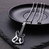 Подвеска под гитару Ожерелье из титановой стали. Мужская мода в стиле хип-хоп с тенденциями мужского ожерелья. Женское ожерелье.