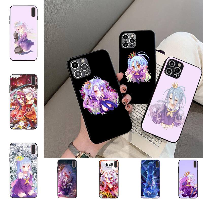 Чехол для телефона Game No Life с аниме для iPhone 11 12 13 Mini Pro Max 8 7 6 6S Plus X 5 SE 2020 XR XS Funda Case