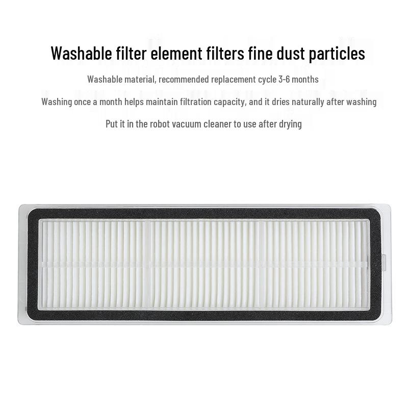 Совместимые аксессуары для робота-пылесоса Dreame S10/S20/X10: Роликовая щетка, Боковая щетка, Фильтр, Тряпка для мытья пола, Пылесборник