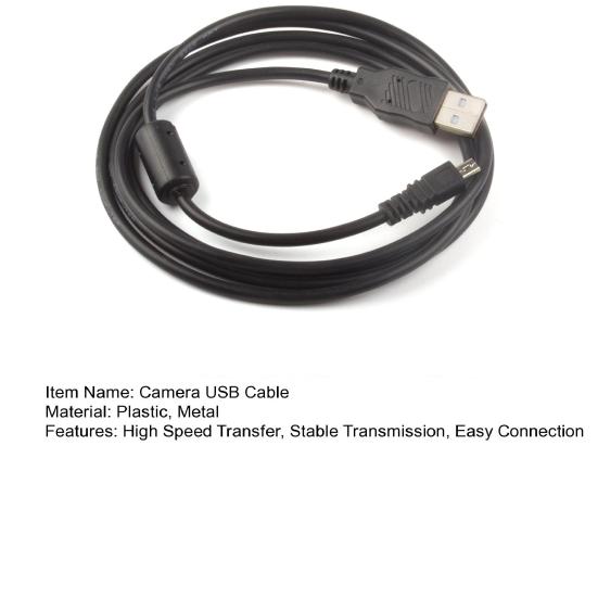 USB-кабель длиной 150 см Легкое подключение Стабильная передача Высокоскоростная передача UC-E6 8-контактный Кабель для передачи данных Mini USB для камеры Nikon
