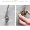 1/5Pcs Durable Stainless Steel Hexagon Nut Wrench Detachable Reusable Hex Wrench 4-point Pipe Hose Wrench Pipe Water Heater