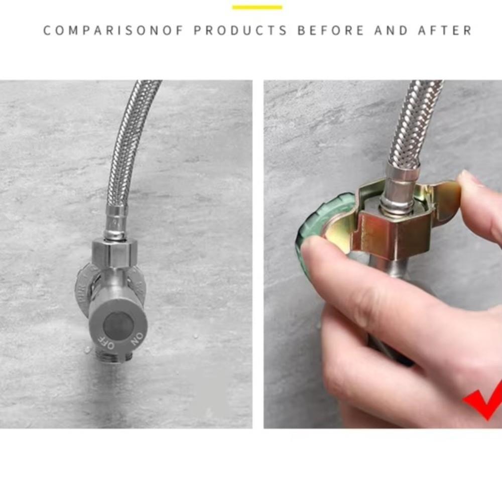 1/5Pcs Durable Stainless Steel Hexagon Nut Wrench Detachable Reusable Hex Wrench 4-point Pipe Hose Wrench Pipe Water Heater