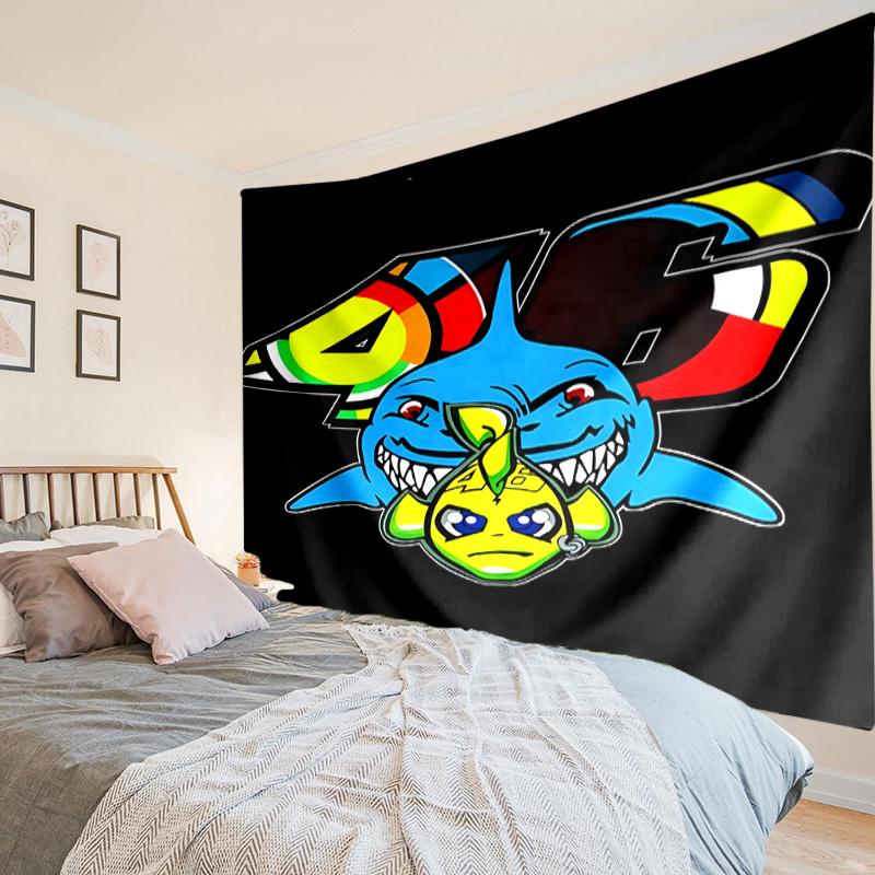 Yellow Racing Gear Tapestry, Unique Design Tapestry, Wall Decor for Bedroom,Livingroom, Playroom,Heartwarming Fan Holiday Gifts