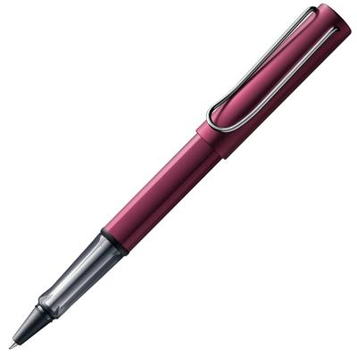 Lamy Фиолетовая ручка-роллер Эргономичная Средняя ширина линии Легкий алюминиевый корпус В комплекте черная заправка LAMY M 63 для роллера AL-star - Прозрачный,