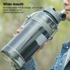 2000ml Sports Water Bottle with Spout and Straw Large Capacity Portable Outdoor Water Bottle with