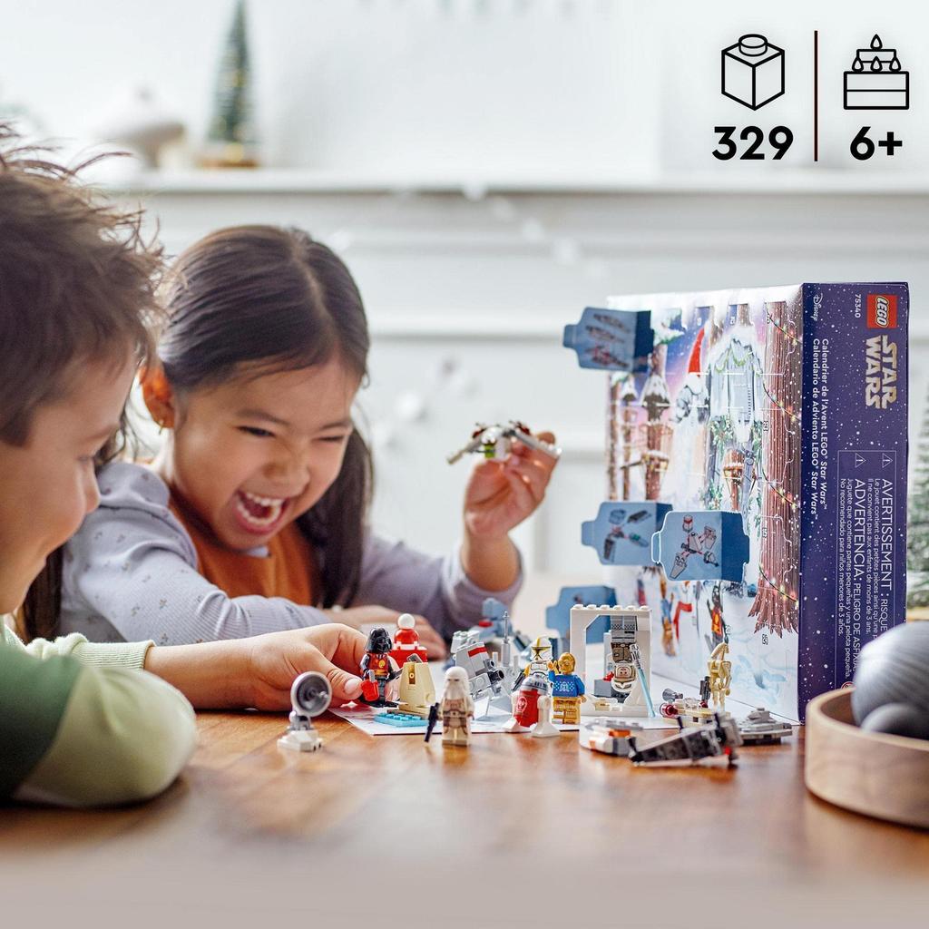 LEGO Звездные войны LEGO Star Wars TM Адвент-календарь 75340 Игрушечный блок Подарок на праздничный юбилей Мальчики от 6 лет и старше