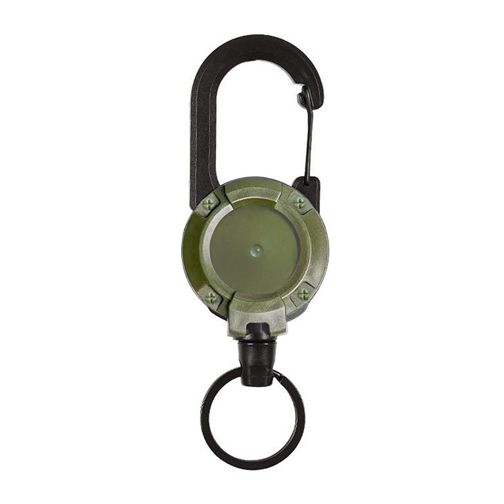 1 шт. прочный выдвижной значок для удостоверения личности с катушкой-карабином брелок для ключей с брелоком для инструментов на открытом воздухе J3J2