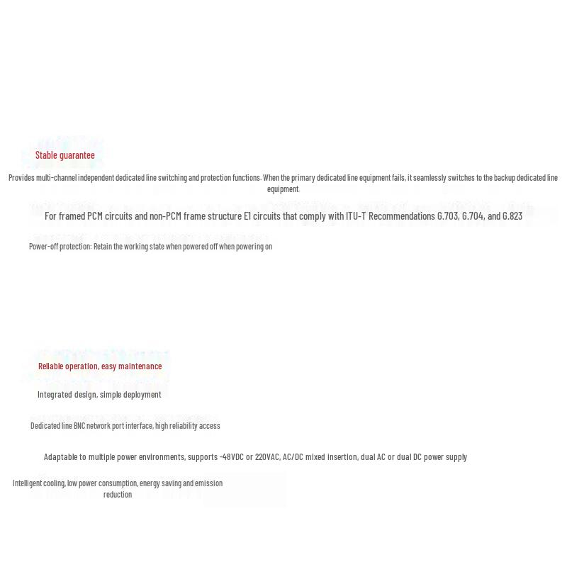 Rongxun RX EXW02 E1 Line Protection Switch