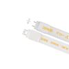 Set of 2 20W LED Fluorescent Light Bulbs, 58cm, Glow-Type, No Base Installation Required, 3000K Warm White, G13 T8 Base, Wide Beam Angle, 270° Beam