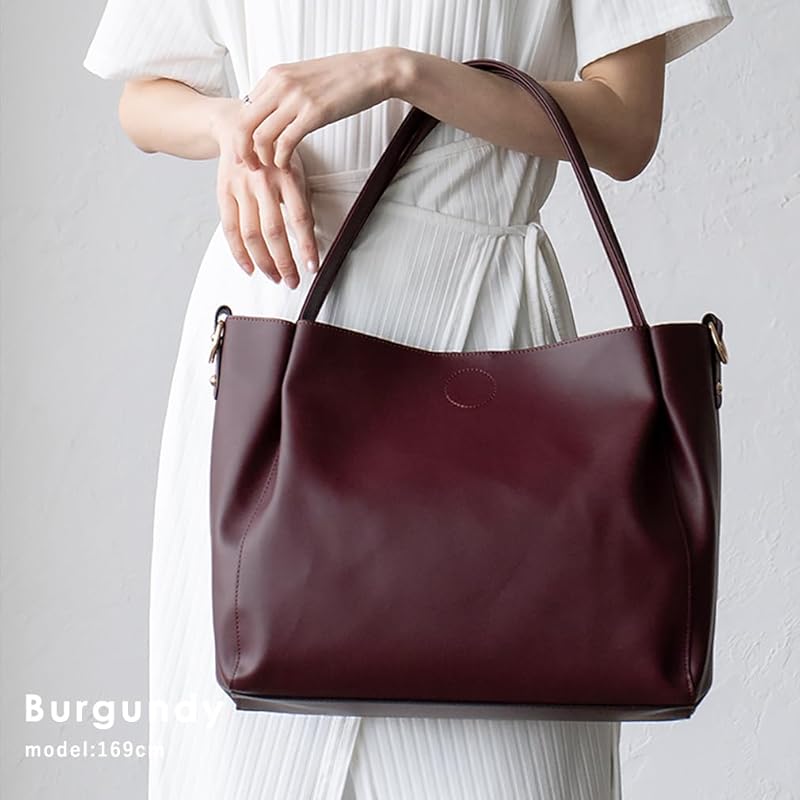 [VITAFELICE] Vita Felice Comes with nylon bag 2way tote bag ladies vtb-2024p (burgundy)