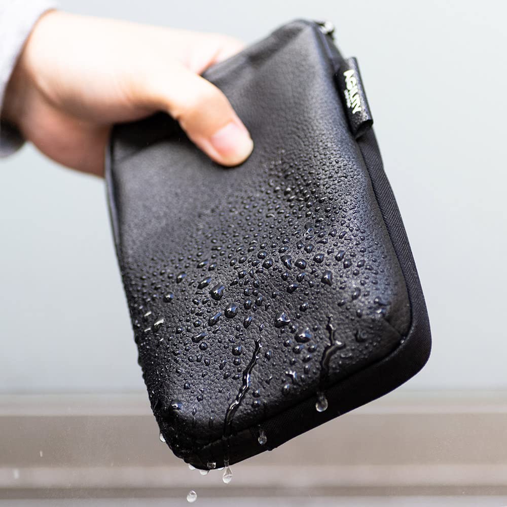 AGILITY Affa "Park Pochette L" Smartphone Shoulder Bag for Men, A6 Size, Long Wallet, Mini Bag, Smartphone Bag, Leather, Water-Repellent