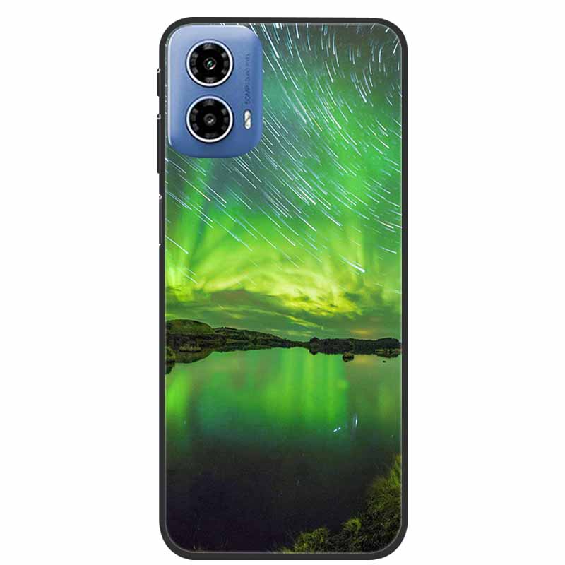 Чехол для Moto G34 5G Роскошный ТПУ Силиконовый Мягкий Задний Чехол Чехлы для Телефона для Motorola MotoG34 Мультяшный Защитный Ударопрочный Fundas