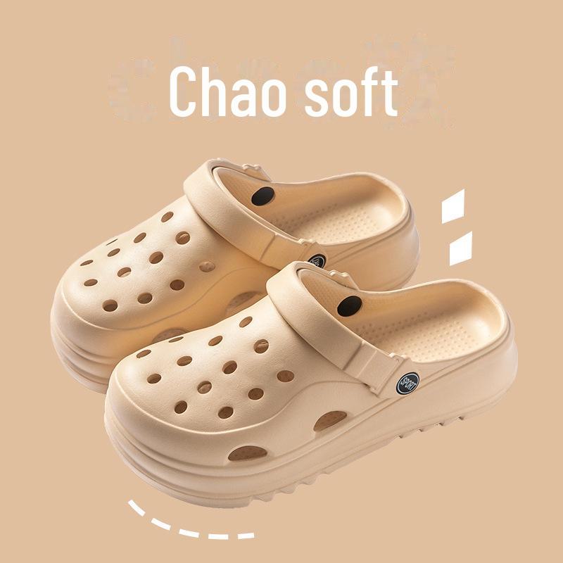 Летние уличные и домашние нескользящие тапочки с рисунком для женщин и мужчин