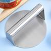 Stainless Steel Smash Burger Press Hamburger Patties Meat Masher Circular Meat Press Mold For Deli Meats Kitchen Accessories