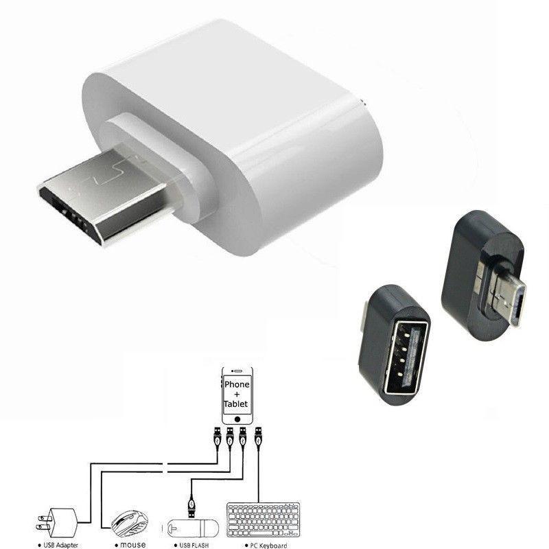 Compact Micro Usb Male To Usb 2.0 Adapter Otg Converter For Android Phone And Tablet