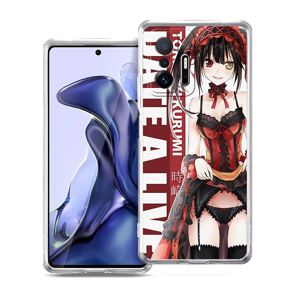 Чехол для телефона Date A Live с аниме Токисаки Куруми для Xiaomi Poco X3 NFC F3 M3 GT M4 Mi 11 Lite 5G Ultra 11T 11X 12 Pro 11i 12X