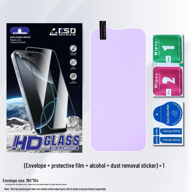 Защитная пленка из закаленного стекла HD на весь экран для iPhone 16 Pro Max