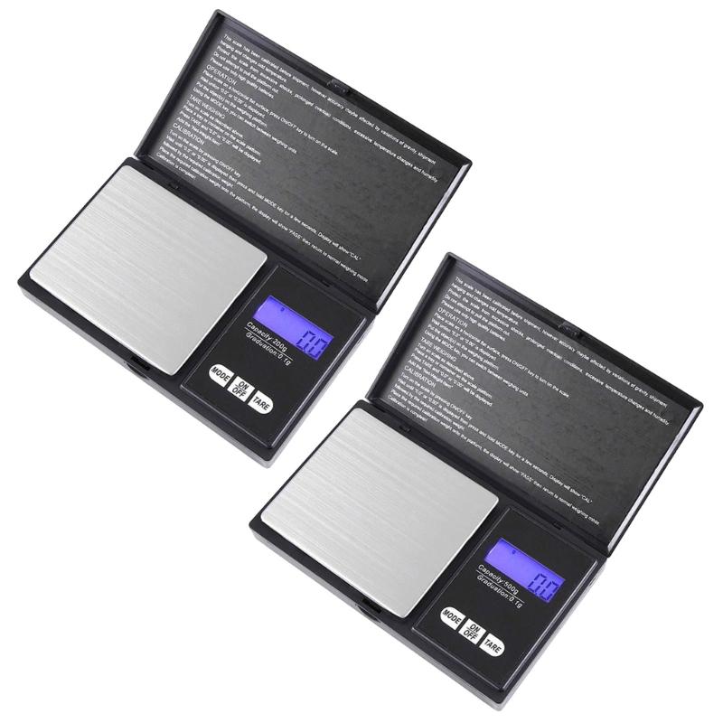 Portable 0.01g Precise Small Jewelry LCD Pocket Scale With Easy Tare Function for Spices Weighing Accurate Measurement