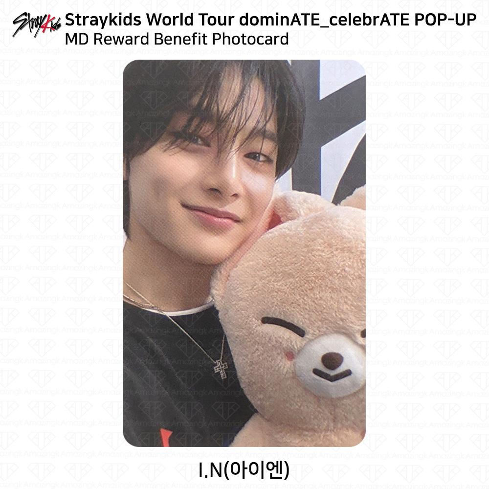 Stray Kids World Tour DominATE CelebrATE POP-UP MD Reward Benefit Photocard KPOP