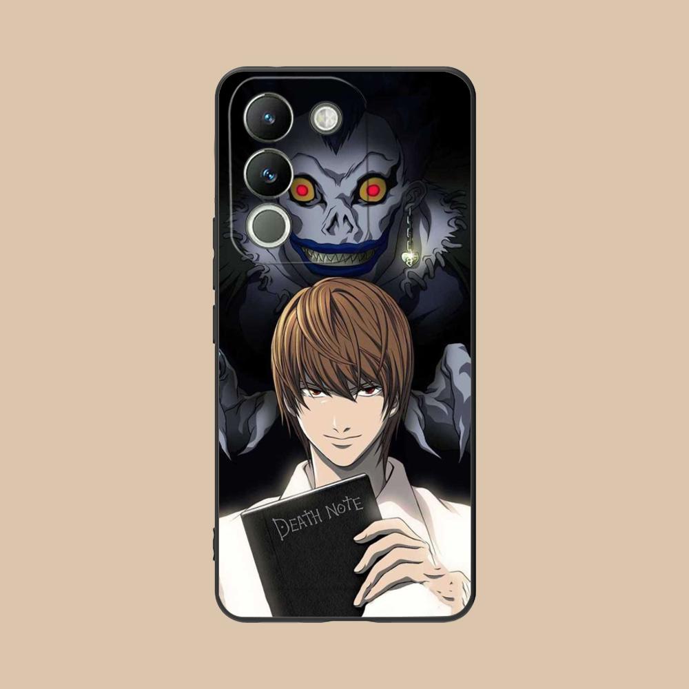 Чехол для мобильного телефона Death Note Kira Light для VIVO Y77 76 75 74 73 72 58 56 55 51 50 38 36 Y19 Y18 Y03 Y01 5G с принтом