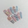 Pure Hand-wearing, Summer Fresh Candy, Three-dimensional Bear Cute Wearable Manicure, Removable Nail Patch