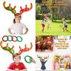 Inflatable Reindeer Horn Headband Throwing Hoop Suitable For Parties Christmas