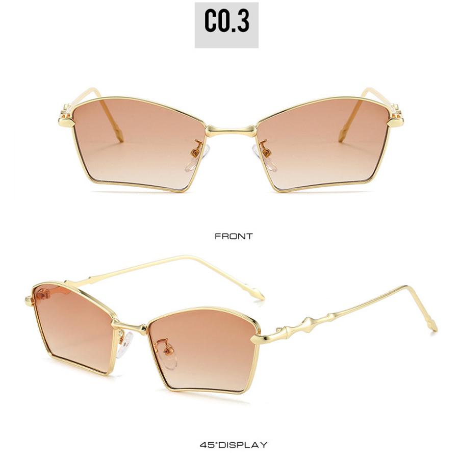 Модные солнцезащитные очки Металлические солнцезащитные очки