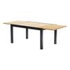 Bali T 6 / 10 Black Teak Garden Table Wilsa Garden