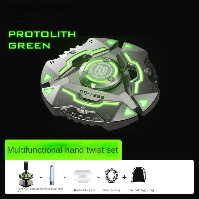 Игрушка для снятия стресса Светящийся Непоседа Лучший Спиннер Волчок Совет Снимает Игрушку для снятия стресса Металлический Ролик EDC Взрослые Дети СДВГ