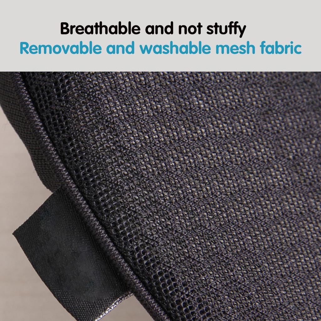 2 In 1 Multifunctional Car Seat Cushion With Memory Foam And Lumbar Support Memory Foam Car Seat Pad Breathable Driver Seat Pad