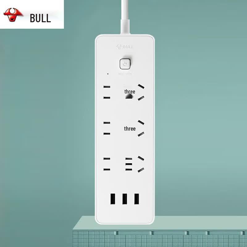 Bull Power Strip with USB and AC Outlets