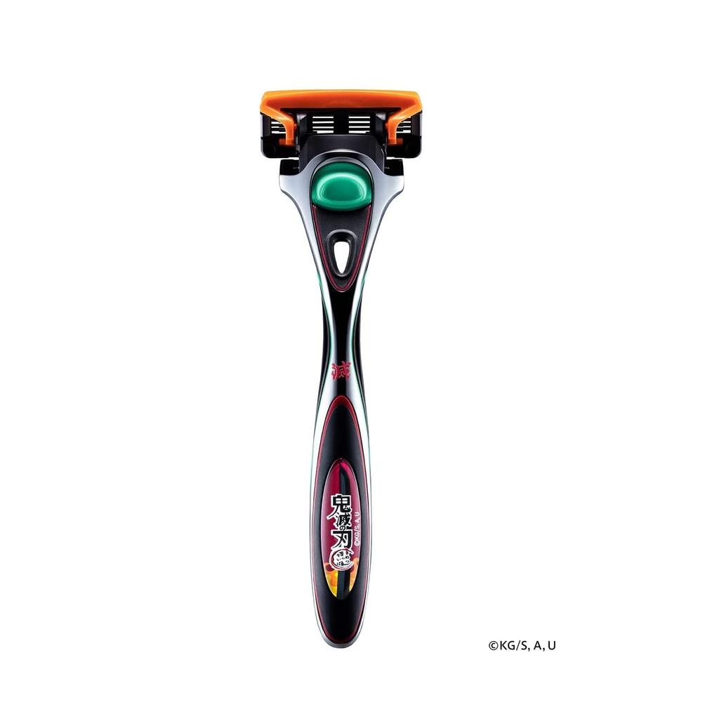 Schick Hydro 5 Premium Модель Танджиро Камадо Держатель для бритвы в комплекте 4 сменных лезвия для бритья 5-лезвийная (Лезвие + Лезвия) - Мужской