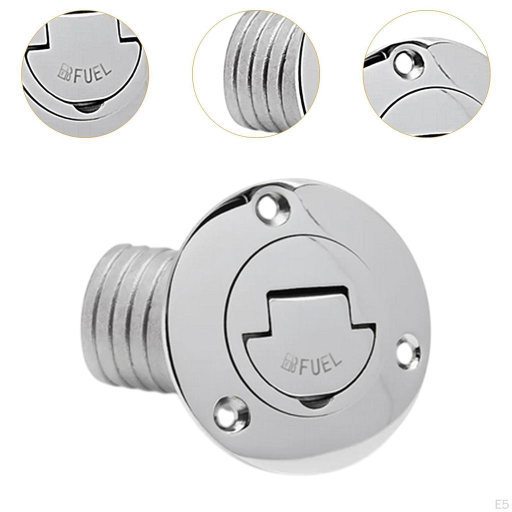 Крышка заливной горловины для палубы лодки, морская фурнитура для шланга 38 мм, удобная, прочная, из нержавеющей стали, для яхт, автофургонов