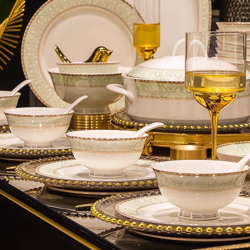 Набор керамической посуды Moode Lanka Swan Floral