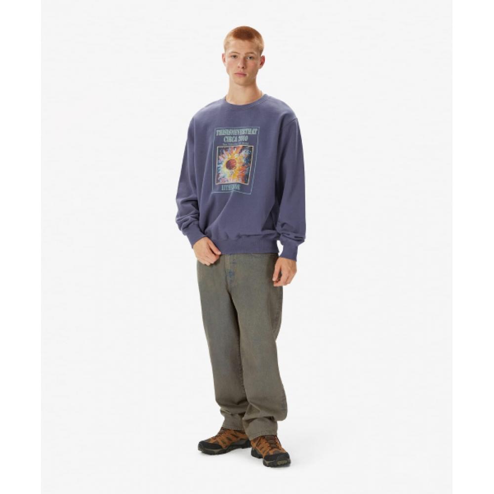 Thisisneverthat Свитшот с баскетбольным кольцом, фиолетовый