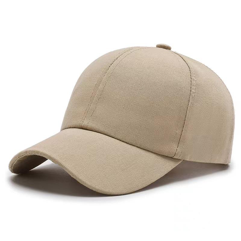 New Unisex Plain Baseball Cap - Outdoor Vintage Style, Sun Protection, Small Brim.