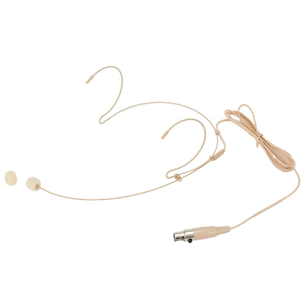 Headset Mic 1.2m Double Earhook For Shure Wireless