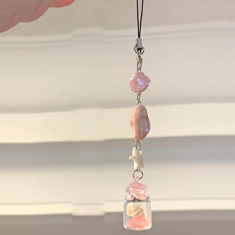 Прозрачный брелок Милая подвеска-колокольчик Шнурок для мобильного телефона Кавайные декоративные аксессуары для сумки Украшения для дома