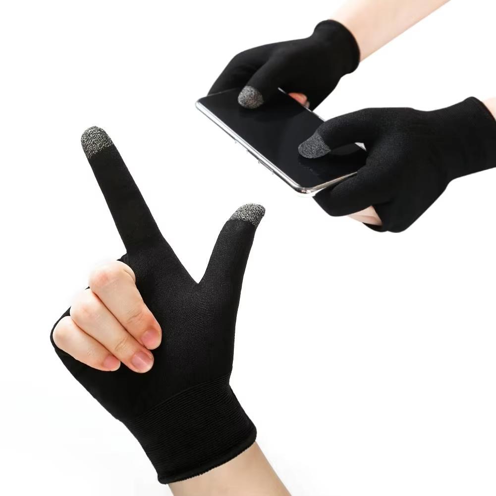 1 Pair Gaming Finger Sleeve Breathable Touch Screen Finger Cot for PUBG Mobile Phone Game 5