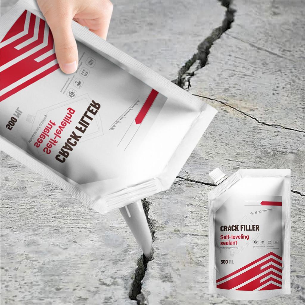 500ml Crack Filling Agent Cement Crack Filler Asphalt Crack Filler Waterproof Seam Filling Adhesive House Crack Filling Glue