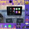 Автомобильное радио Android 14 для Renault Megane 3 Fluence 2008-2014 Мультимедийный видеоплеер Навигация Стерео DVD Carplay Головное устройство WIFI