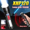Супер XHP120 Мощный светодиодный фонарик Мощный фонарик Перезаряжаемый фонарик 18650 Usb Лампа для кемпинга