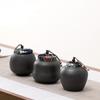 Small Sealed Ceramic Tea Canister, Moisture-proof Japanese-style Storage Canister