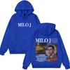 Rapper Milo J La Vida Era Mas Corta Hoodies Men's Women Gothic Punk Oversized Sweatshirts Fashion Hip Hop Long Sleeves Pullover