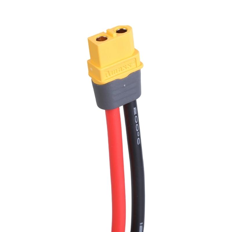 Кабели-удлинители 12AWG XT60, разъемы, для подключения солнечных панелей к портативным электростанциям, аксессуары для решений по обеспечению энергией на открытом воздухе